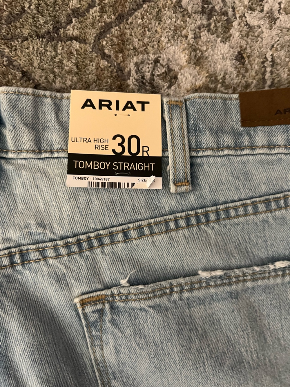 ARIAT Women’s Tomboy Straight Ultra High Rise 30R - Picture 10 of 16